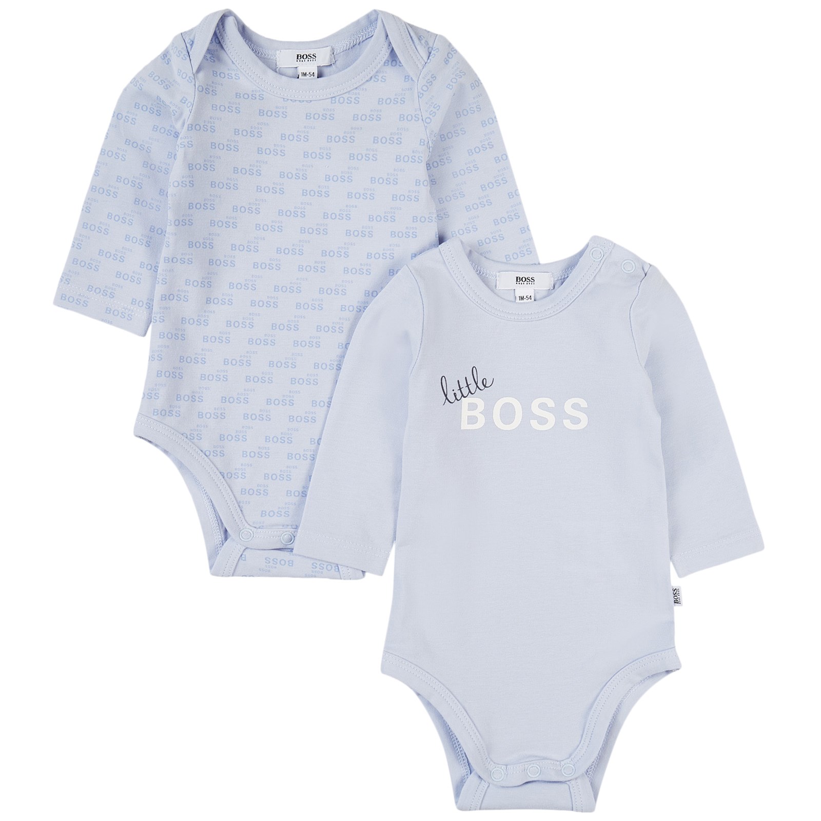 Maoschino kid-teen 2 Pack of Blue Bear Babygrows Gift Set